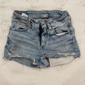 American Eagle Outfitters Women's Blue Denim Shorts